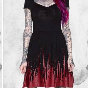 Blood Thirsty Skater Dress Killstar